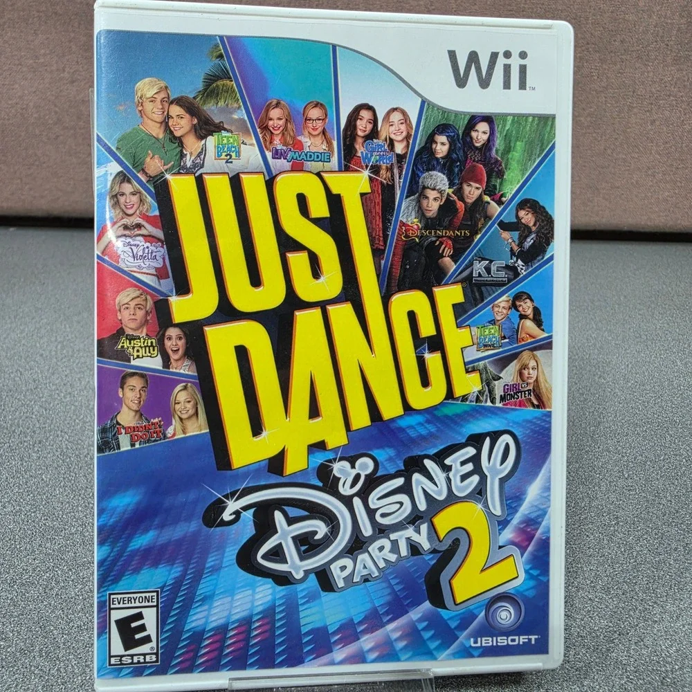 Ubisoft Just Dance Disney Party 2 Nintendo Wii Game White Excellent Rhythm Music